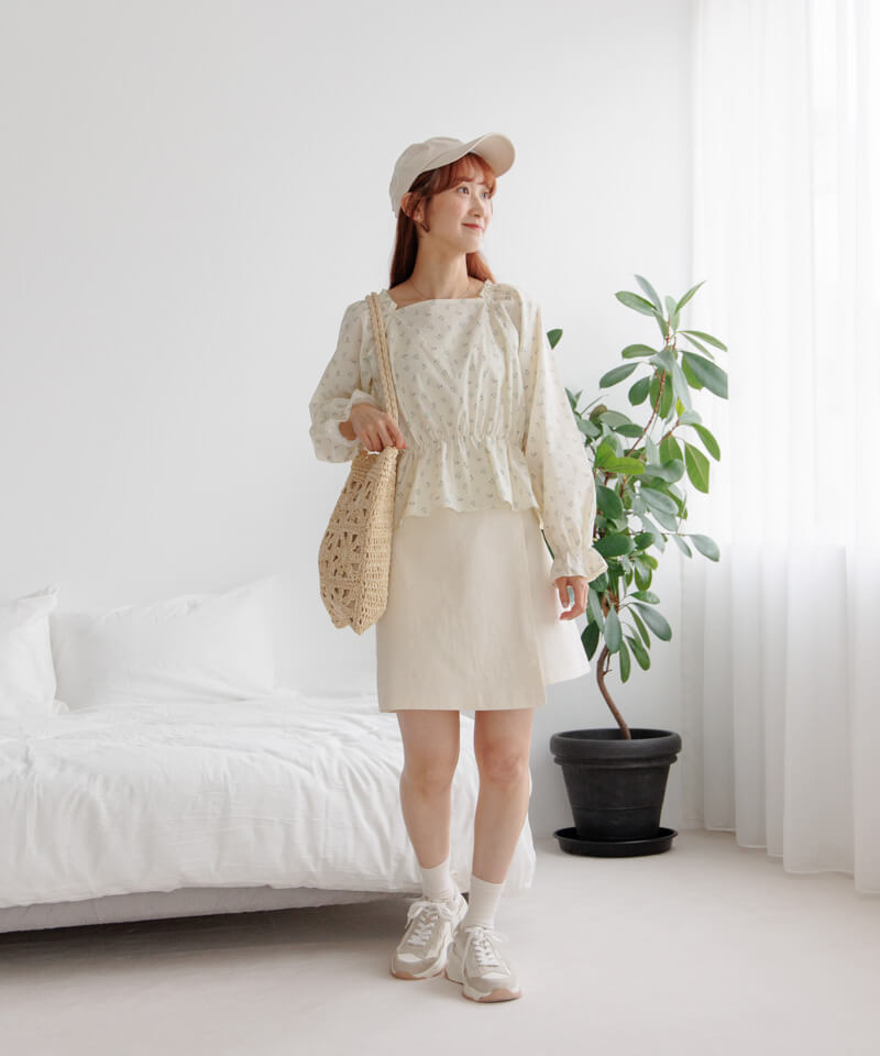 R*ページ 50%OFF】springy wrap skirt~スプリンジーラップスカート | flower
