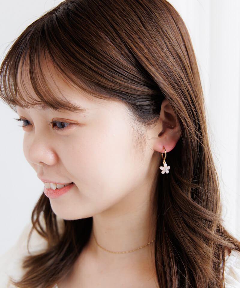 flower hoop pierce～ﾌﾗﾜｰﾌｰﾌﾟﾋﾟｱｽ | flower／フラワー公式通販