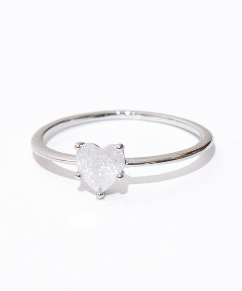 bezel heart ring～ﾍﾞｾﾞﾙﾊｰﾄﾘﾝｸﾞ | flower／フラワー公式通販