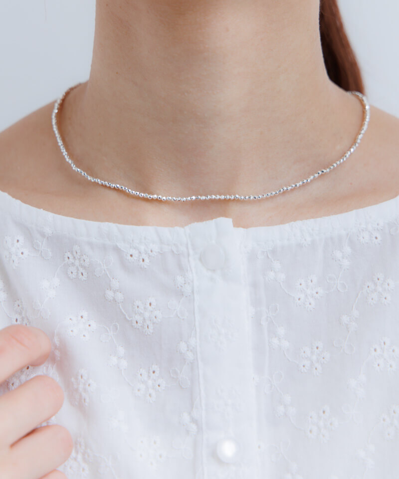 ピース shiny beads necklace～ｼｬｲﾆｰﾋﾞｰｽﾞﾈｯｸﾚｽ | flower／フラワー公式通販