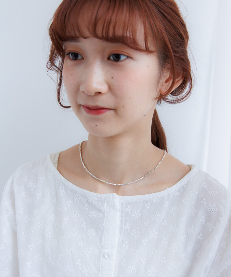 shiny beads necklace～ｼｬｲﾆｰﾋﾞｰｽﾞﾈｯｸﾚｽ | flower／フラワー公式通販