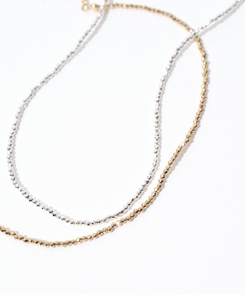 shiny beads necklace～ｼｬｲﾆｰﾋﾞｰｽﾞﾈｯｸﾚｽ | flower／フラワー公式通販