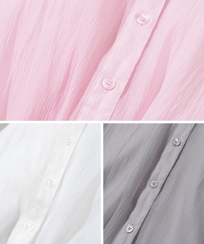 20%OFF】short sheer shirts～ｼｮｰﾄｼｱｰｼｬﾂ | flower／フラワー