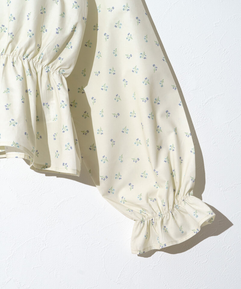 50%OFF】frill bloom blouse～ﾌﾘﾙﾌﾞﾙｰﾑﾌﾞﾗｳｽ | flower／フラワー