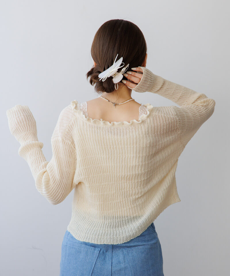 honey sheer cardigan～ﾊﾆｰｼｱｰｶｰﾃﾞｨｶﾞﾝ | flower／フラワー公式通販