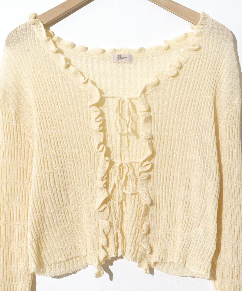honey sheer cardigan～ﾊﾆｰｼｱｰｶｰﾃﾞｨｶﾞﾝ | flower／フラワー公式通販