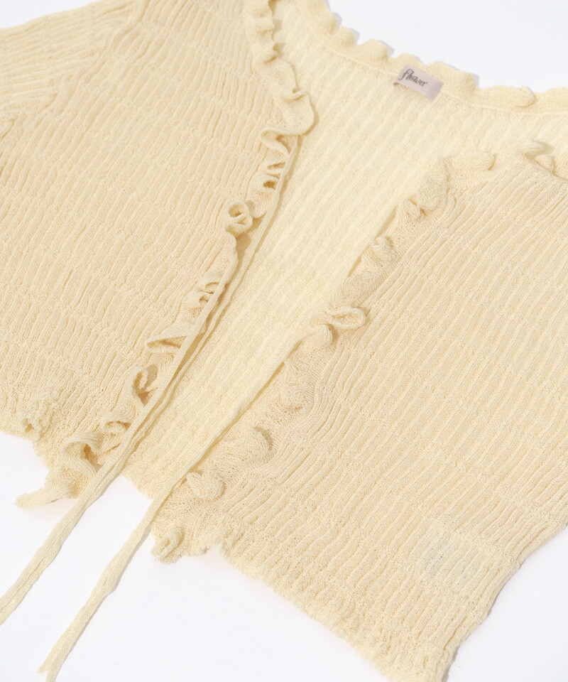 honey sheer cardigan～ﾊﾆｰｼｱｰｶｰﾃﾞｨｶﾞﾝ | flower／フラワー公式通販
