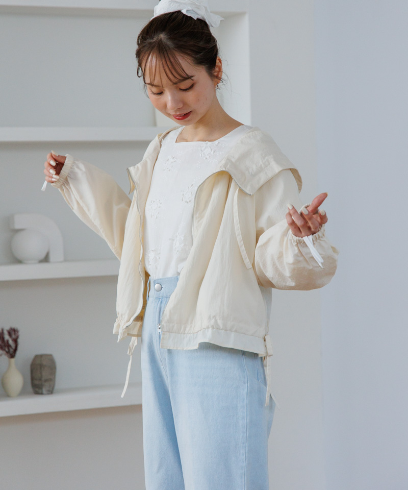 20%OFF】lightly frill hoodie～ﾗｲﾄﾘｰﾌﾘﾙﾌｰﾃﾞｨｰ | flower