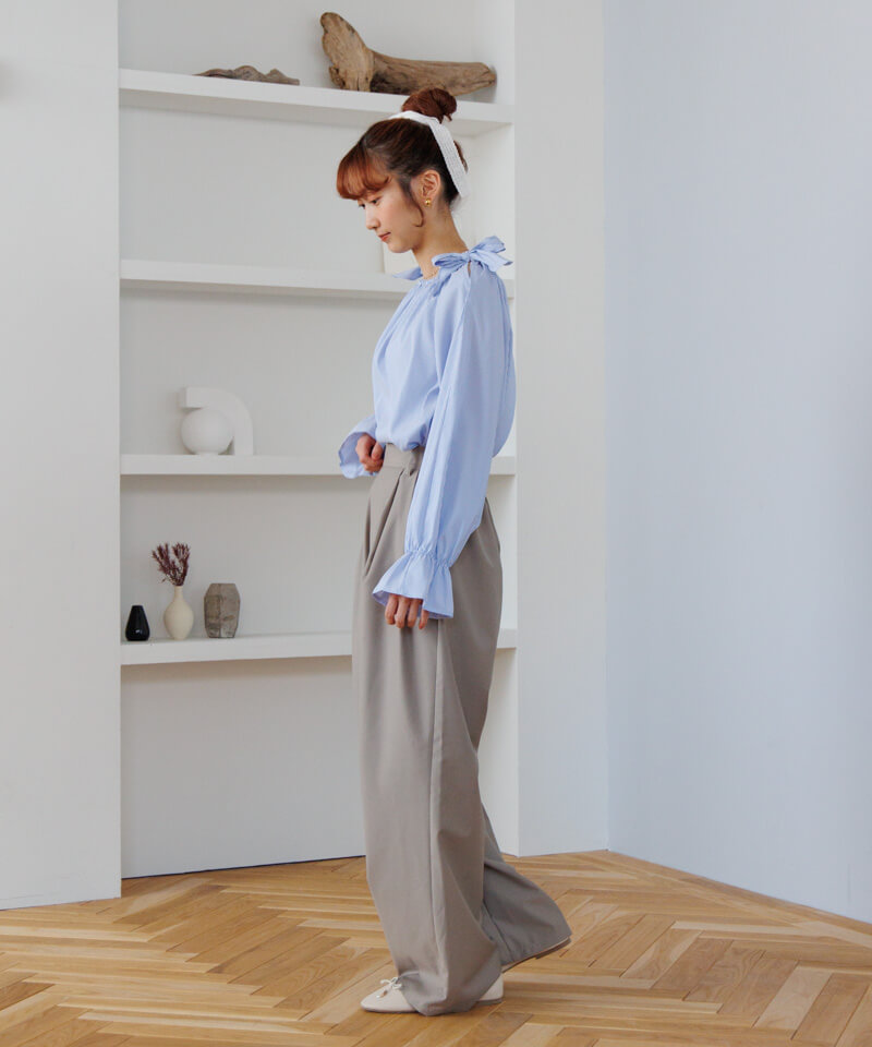 30%OFF】relax tuck pants～ﾘﾗｯｸｽﾀｯｸﾊﾟﾝﾂ | flower／フラワー公式通販