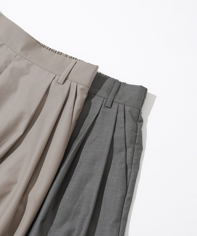パンツ mamuonline Flower relax PT 30%OFF】relax tuck pants～ﾘﾗｯｸｽﾀｯｸﾊﾟﾝﾂ | flower／フラワー