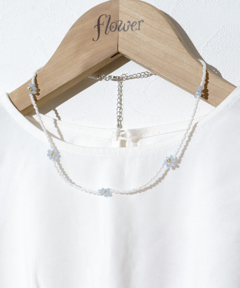 flower beads necklace～ﾌﾗﾜｰﾋﾞｰｽﾞﾈｯｸﾚｽ | flower／フラワー公式通販