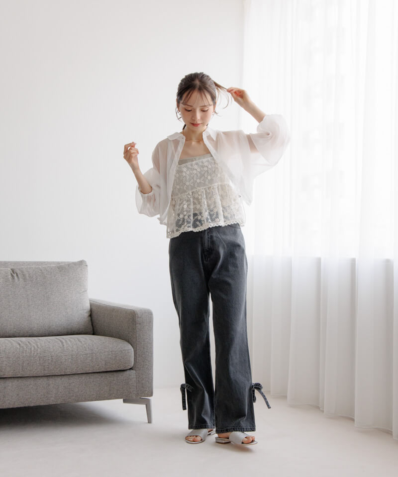 shiny bra top～ｼｬｲﾆｰﾌﾞﾗﾄｯﾌﾟ | flower／フラワー公式通販