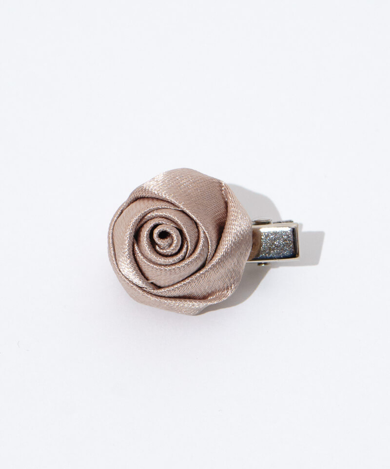 satin rose clip～ｻﾃﾝﾛｰｽﾞｸﾘｯﾌﾟ | flower／フラワー公式通販