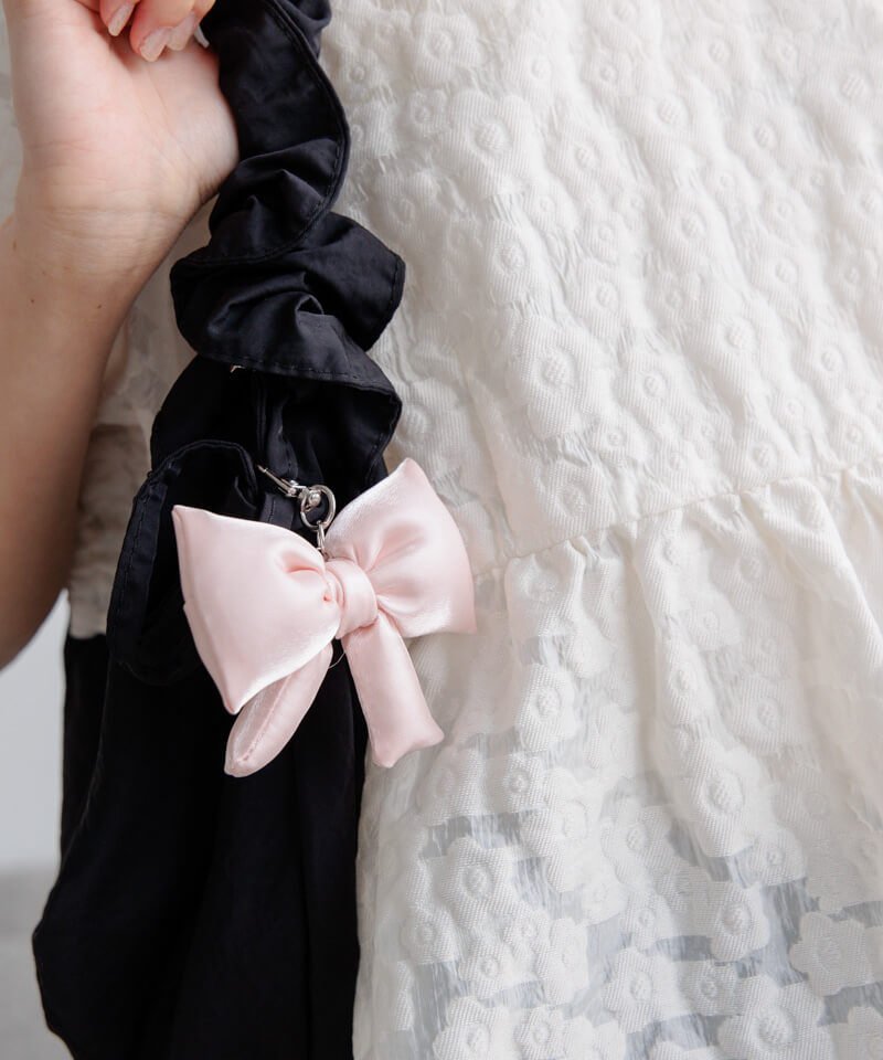 satin pillow ribbon charm～ｻﾃﾝﾋﾟﾛｰﾘﾎﾞﾝﾁｬｰﾑ | flower