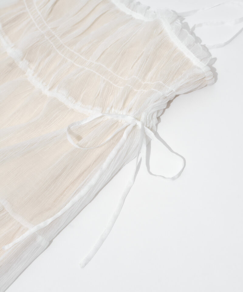 ワンピース flower pleats cami onepiece Fupel “ July 🪽 ” ◻︎ last summer collection ◻︎ 7/4 new