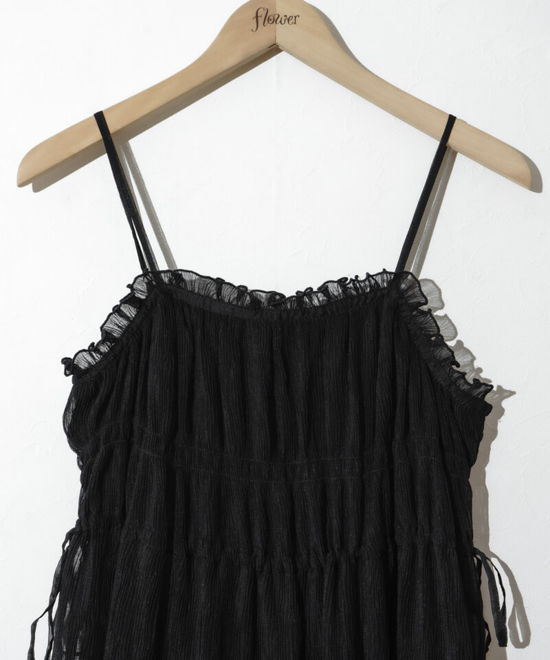 pleats cami onepiece～プリーツキャミワンピース〜 10%OFF】pleats cami onepiece～ﾌﾟﾘｰﾂｷｬﾐﾜﾝﾋﾟｰｽ | flower