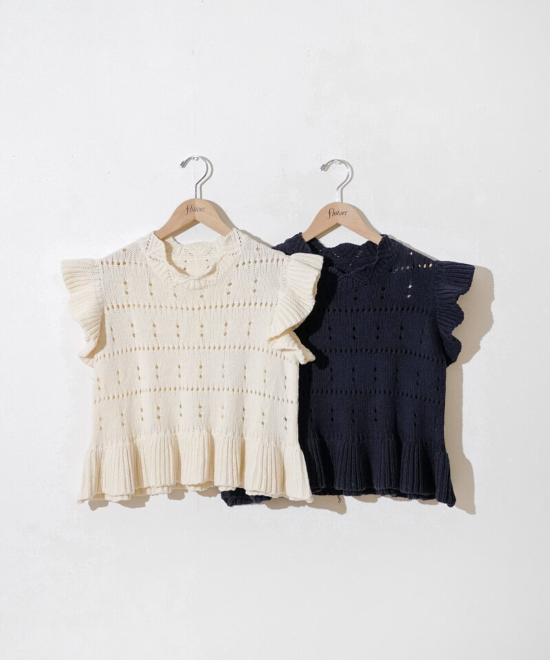【40%OFF】cotton frill topの商品画像