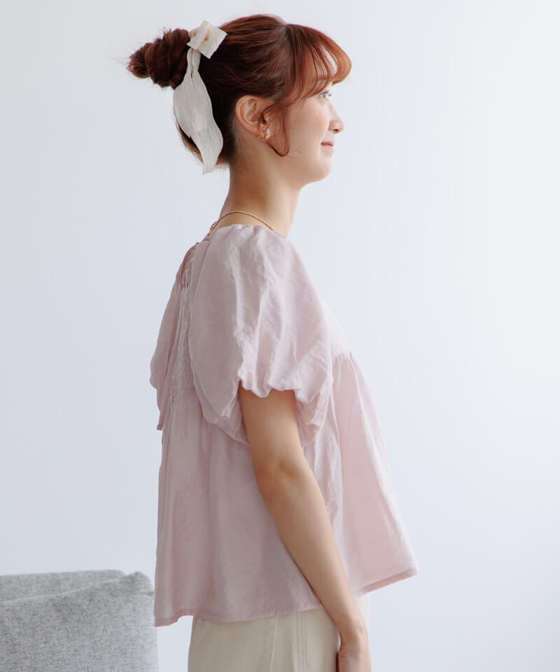 20%OFF】windy puff blouse～ｳｨﾝﾃﾞｨｰﾊﾟﾌﾌﾞﾗｳｽ | flower