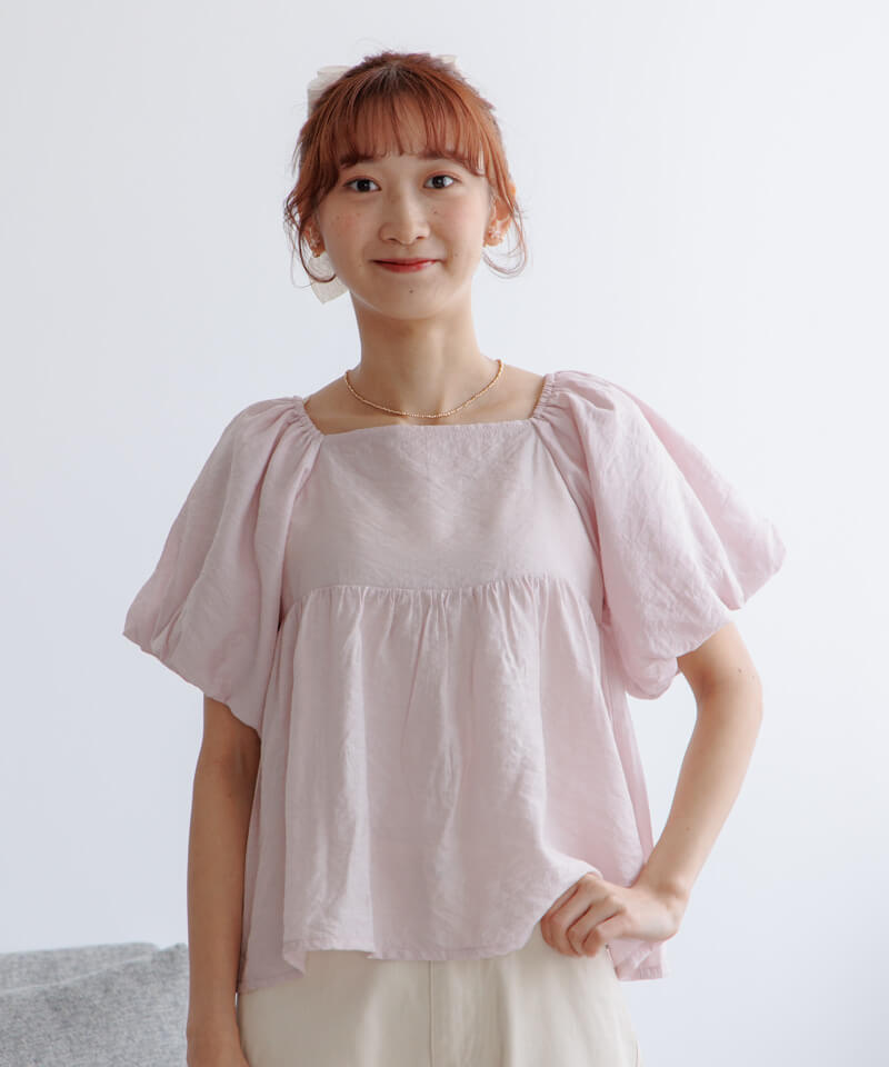 20%OFF】windy puff blouse～ｳｨﾝﾃﾞｨｰﾊﾟﾌﾌﾞﾗｳｽ | flower