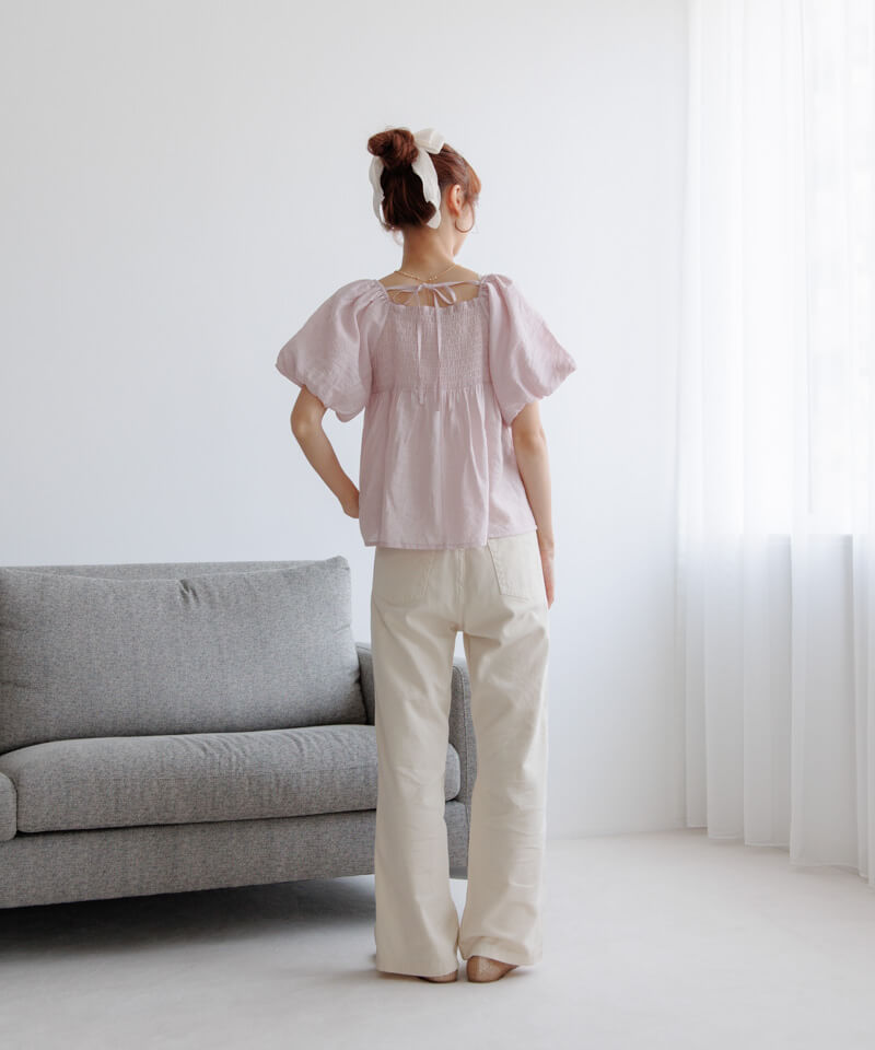 20%OFF】windy puff blouse～ｳｨﾝﾃﾞｨｰﾊﾟﾌﾌﾞﾗｳｽ | flower