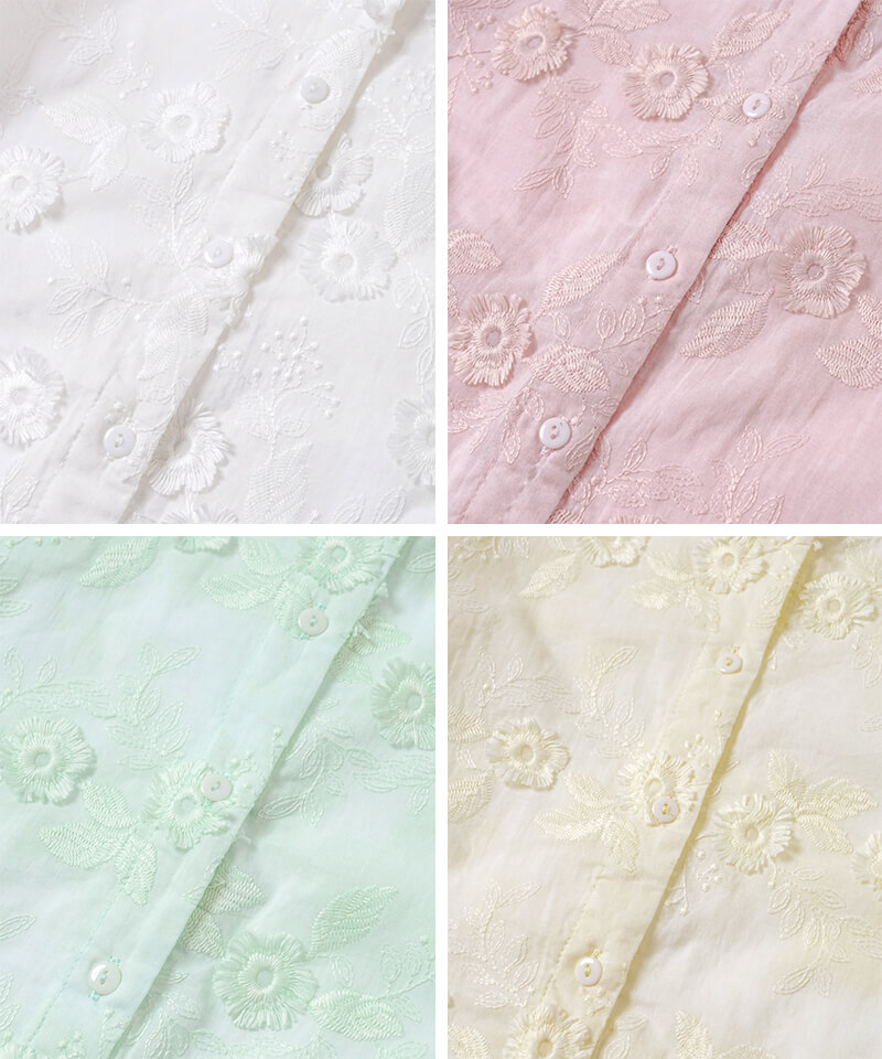 40%OFF】bloom embroidery top～ﾌﾞﾙｰﾑｴﾝﾌﾞﾛｲﾀﾞﾘｰﾄｯﾌﾟ | flower