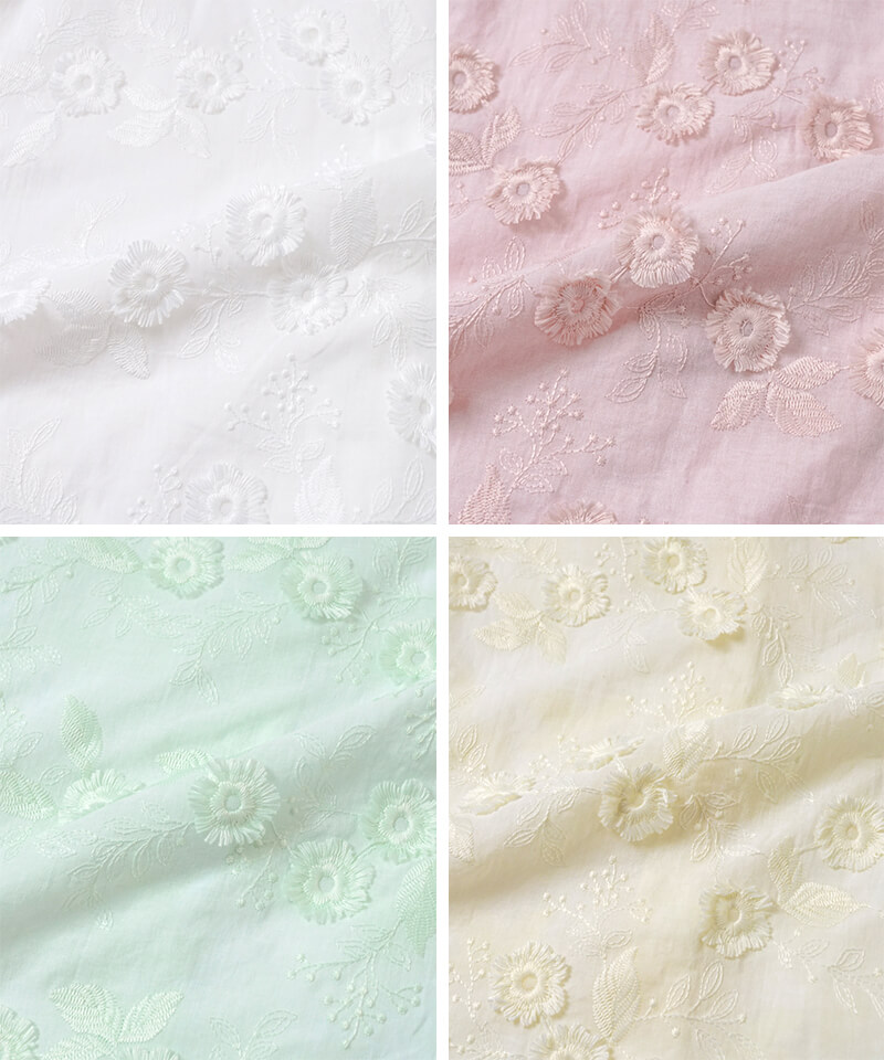 flowerプロフ 40%OFF】bloom embroidery top~ブルームエンブロイダリートップ | flower