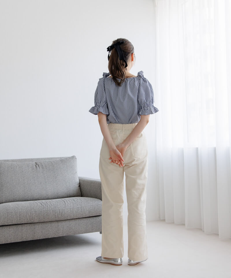 40%OFF】plume ribbon blouse～ﾌﾟﾘｭｰﾑﾘﾎﾞﾝﾌﾞﾗｳｽ | flower／フラワー