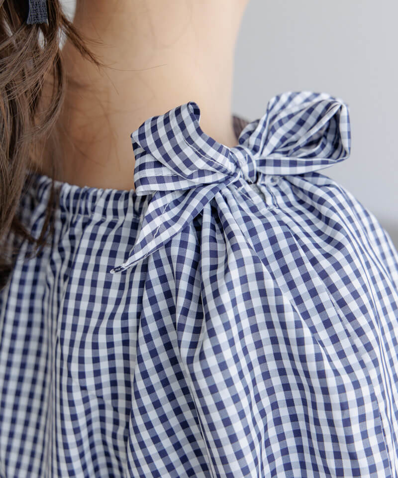 40%OFF】plume ribbon blouse～ﾌﾟﾘｭｰﾑﾘﾎﾞﾝﾌﾞﾗｳｽ | flower