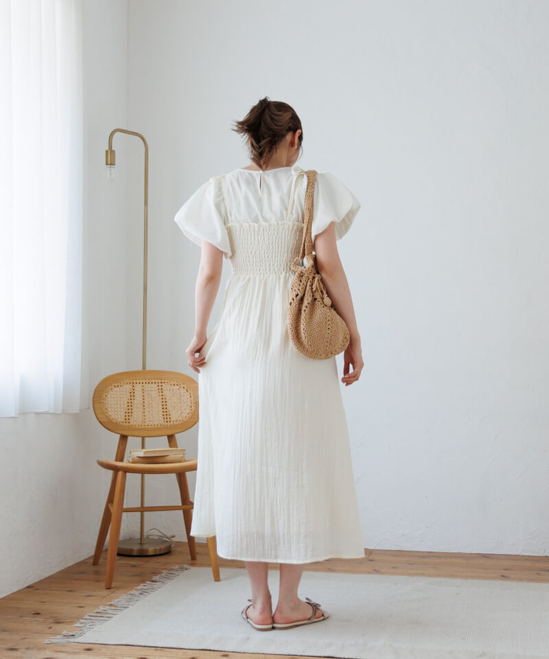 30%OFF】feminine puff blouse4～ﾌｪﾐﾆﾝﾊﾟﾌﾌﾞﾗｳｽ4 | flower／フラワー