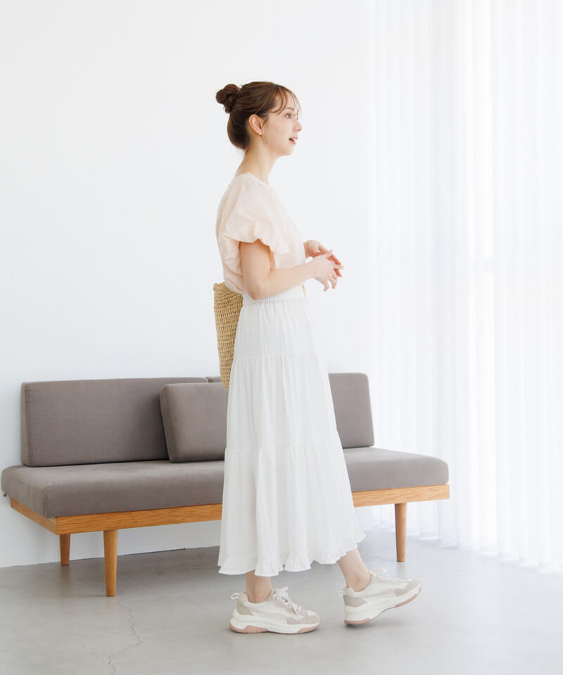 30%OFF】feminine puff blouse4～ﾌｪﾐﾆﾝﾊﾟﾌﾌﾞﾗｳｽ4 | flower