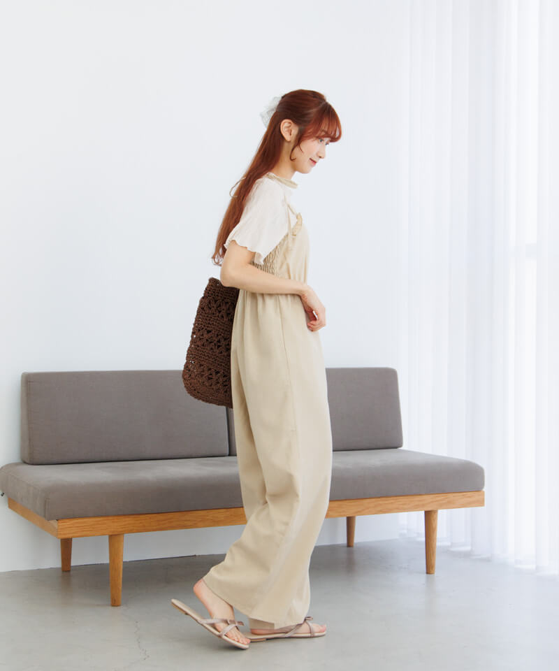 30%OFF】summery frill rompers～ｻﾏﾘｰﾌﾘﾙﾛﾝﾊﾟｰｽ | flower