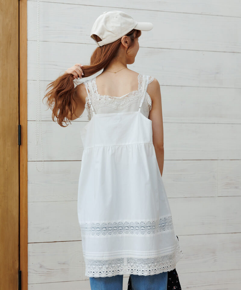 ollun flower lace layered one piece Mサイズ ollun flower lace layered one piece - メルカリ