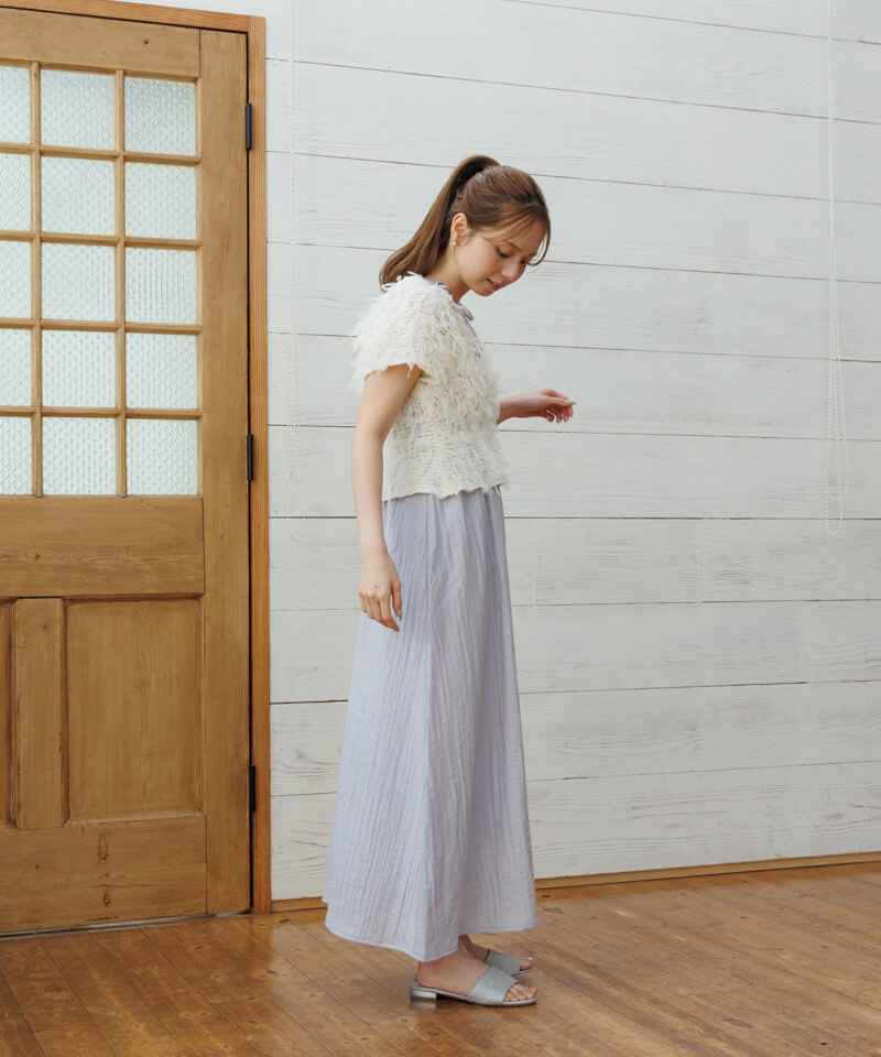 超安い 30%OFF】fluffy flower／フラワー | top～ﾌﾗｯﾌｨｰﾁｭｰﾙﾄｯﾌﾟ tulle トップス