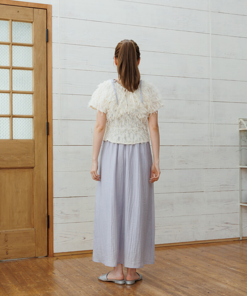 40%OFF】fluffy tulle top～ﾌﾗｯﾌｨｰﾁｭｰﾙﾄｯﾌﾟ | flower／フラワー公式通販