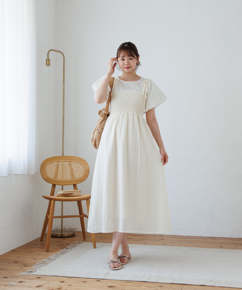 oyn様 30%OFF】natural cami onepiece5～ﾅﾁｭﾗﾙｷｬﾐﾜﾝﾋﾟｰｽ5 | flower