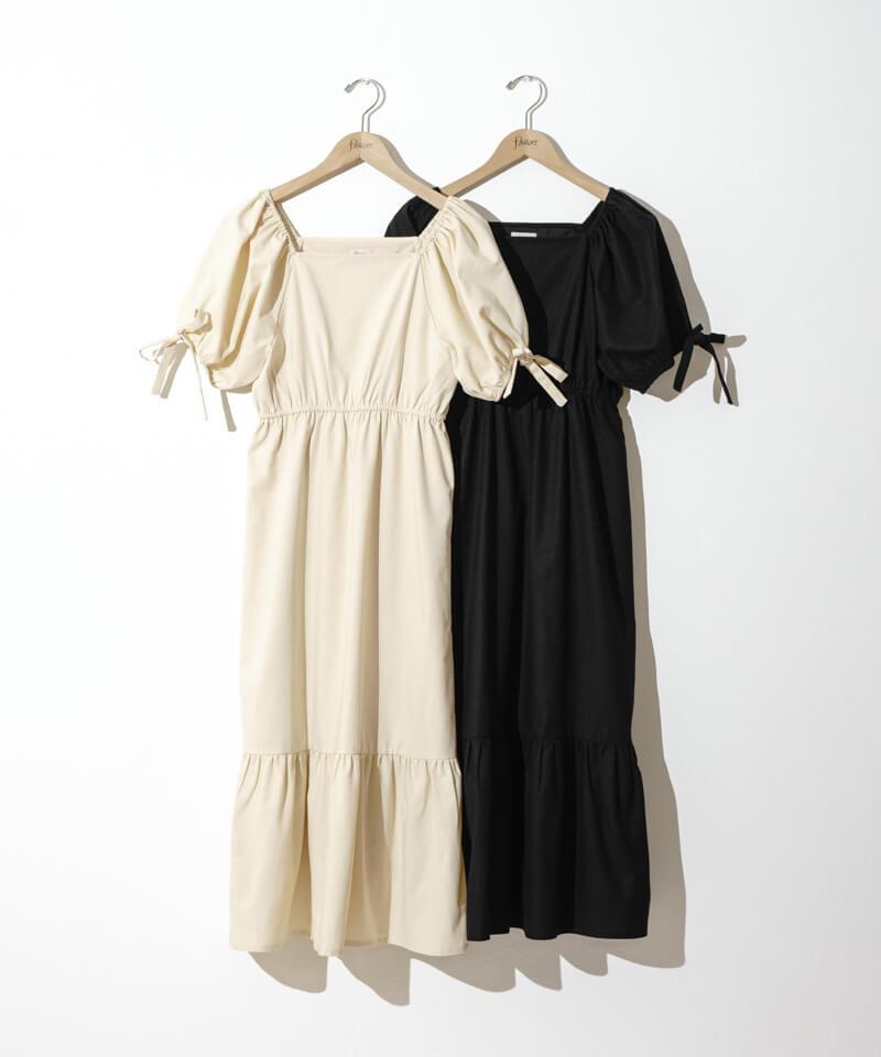 40%OFF】natural puff onepiece～ﾅﾁｭﾗﾙﾊﾟﾌﾜﾝﾋﾟｰｽ | flower／フラワー