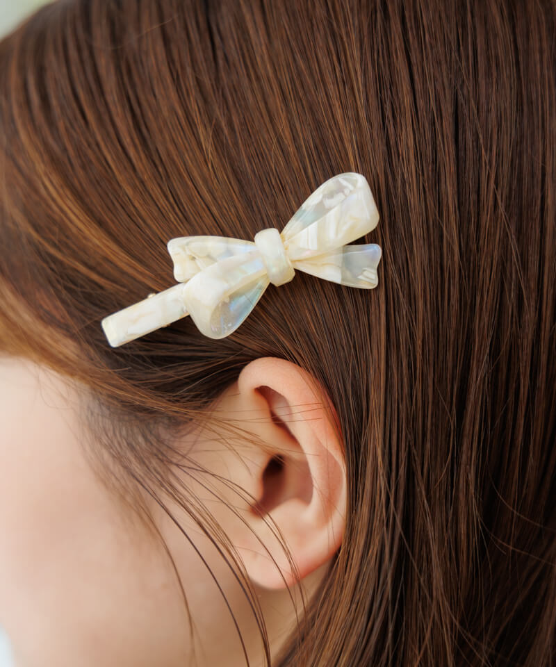 cream ribbon pin～ｸﾘｰﾑﾘﾎﾞﾝﾋﾟﾝ | flower／フラワー公式通販