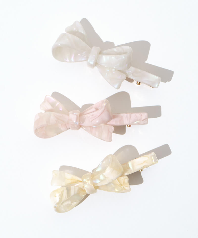 cream ribbon pin～ｸﾘｰﾑﾘﾎﾞﾝﾋﾟﾝ | flower／フラワー公式通販