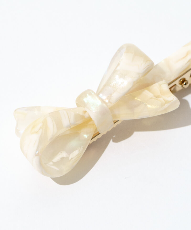 cream ribbon pin～ｸﾘｰﾑﾘﾎﾞﾝﾋﾟﾝ | flower／フラワー公式通販