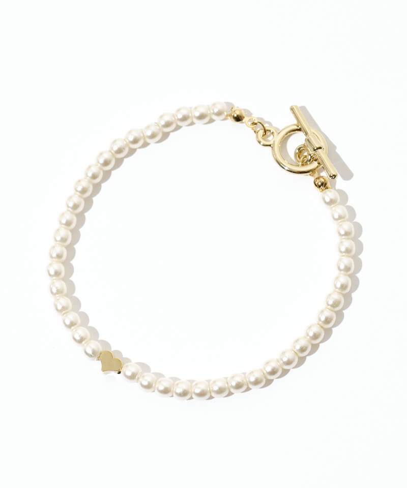 point heart bracelet～ﾎﾟｲﾝﾄﾊｰﾄﾌﾞﾚｽﾚｯﾄ | flower／フラワー公式通販