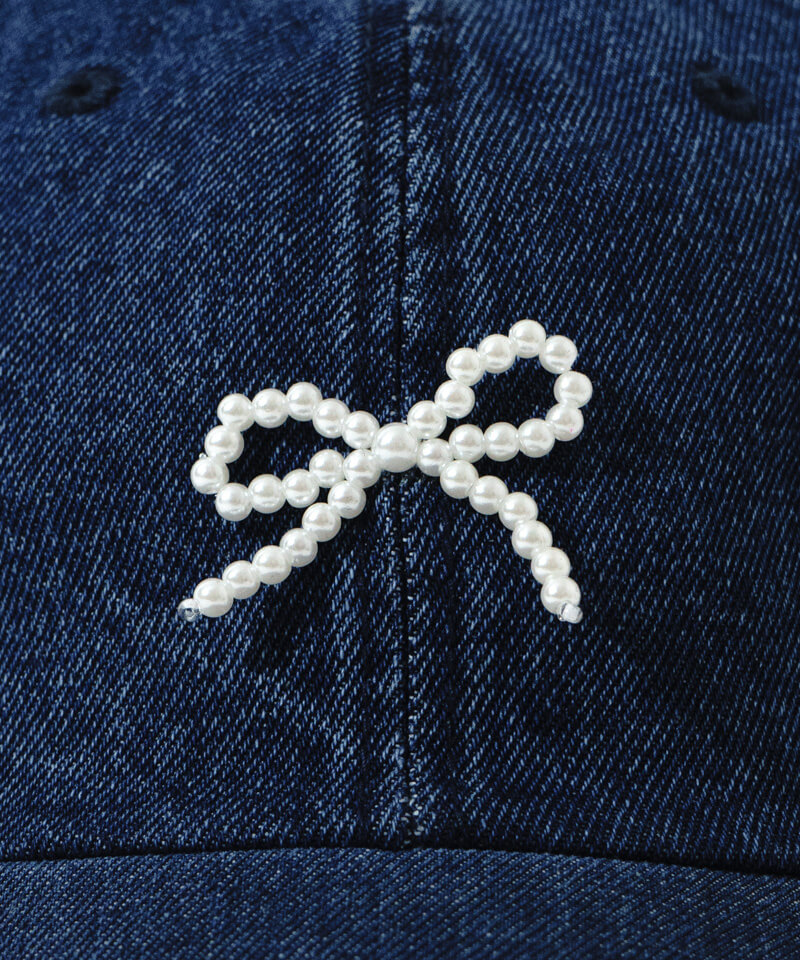 リボン　ページ pearl ribbon cap～ﾊﾟｰﾙﾘﾎﾞﾝｷｬｯﾌﾟ | flower／フラワー公式通販