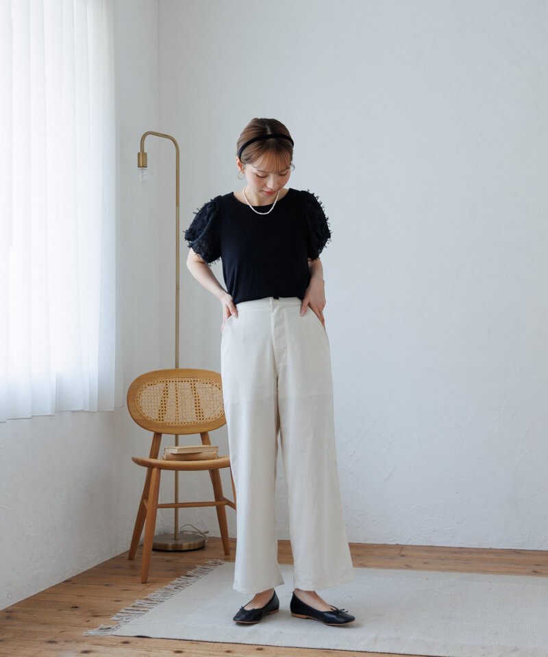 30%OFF】calm linen pants～ｶｰﾑﾘﾈﾝﾊﾟﾝﾂ | flower／フラワー公式通販