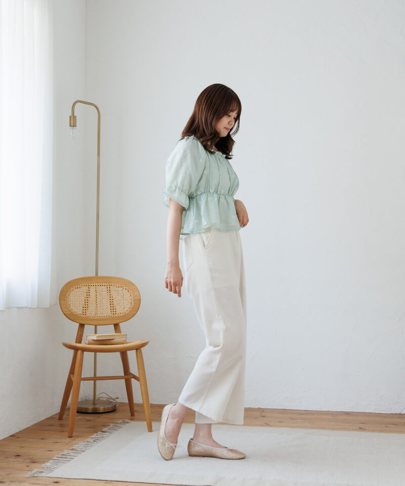 30%OFF】calm linen pants～ｶｰﾑﾘﾈﾝﾊﾟﾝﾂ | flower／フラワー公式通販