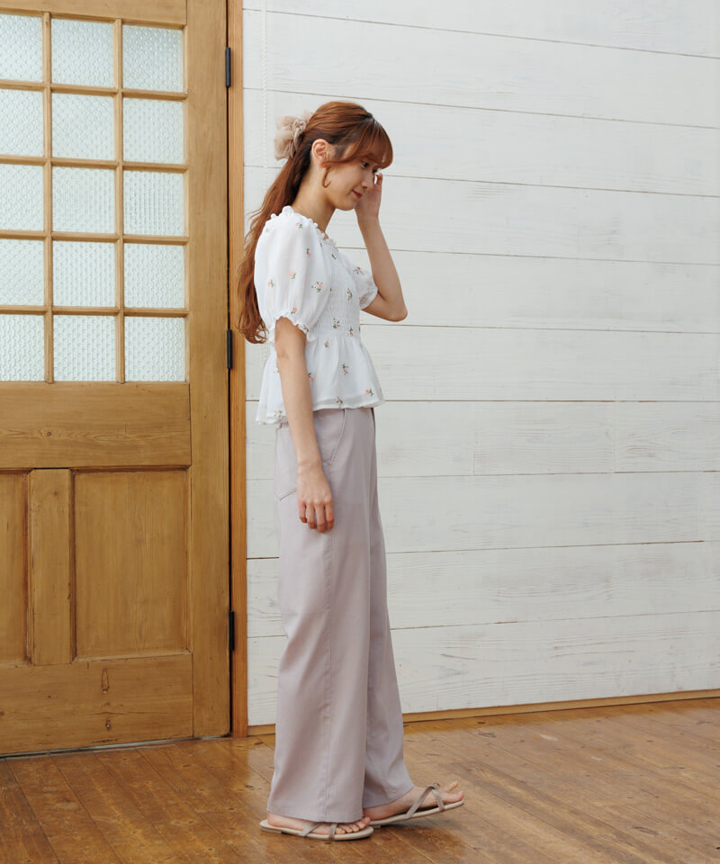 30%OFF】calm linen pants～ｶｰﾑﾘﾈﾝﾊﾟﾝﾂ | flower／フラワー公式通販