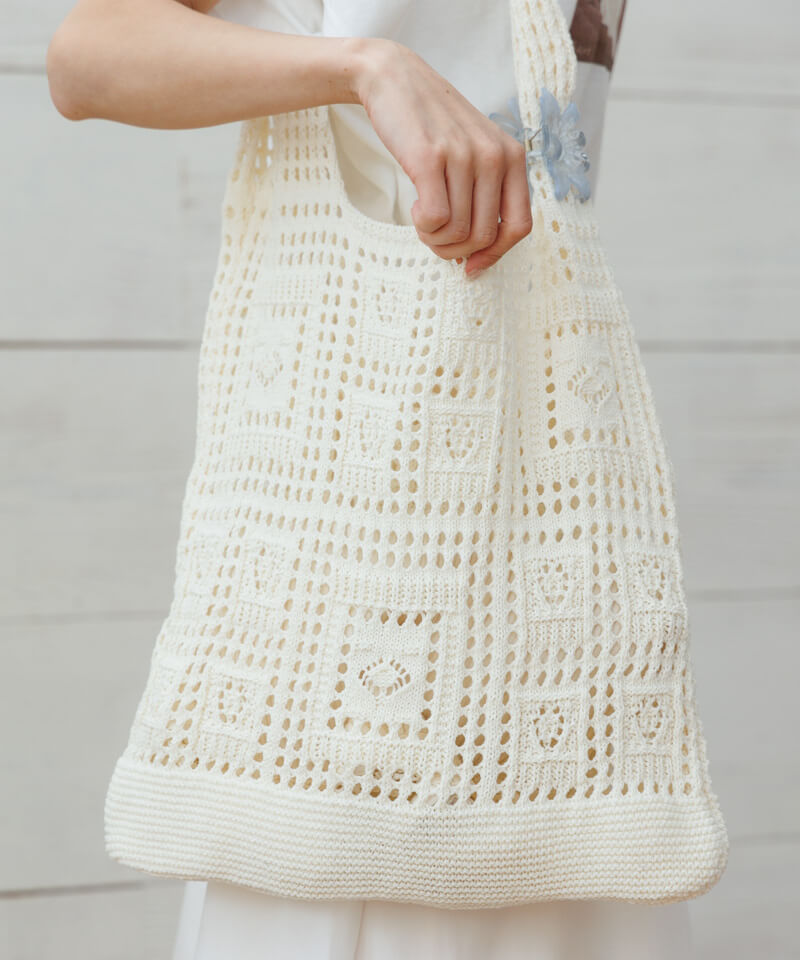 10%OFF】panel lace bag～ﾊﾟﾈﾙﾚｰｽﾊﾞｯｸﾞ | flower／フラワー公式通販