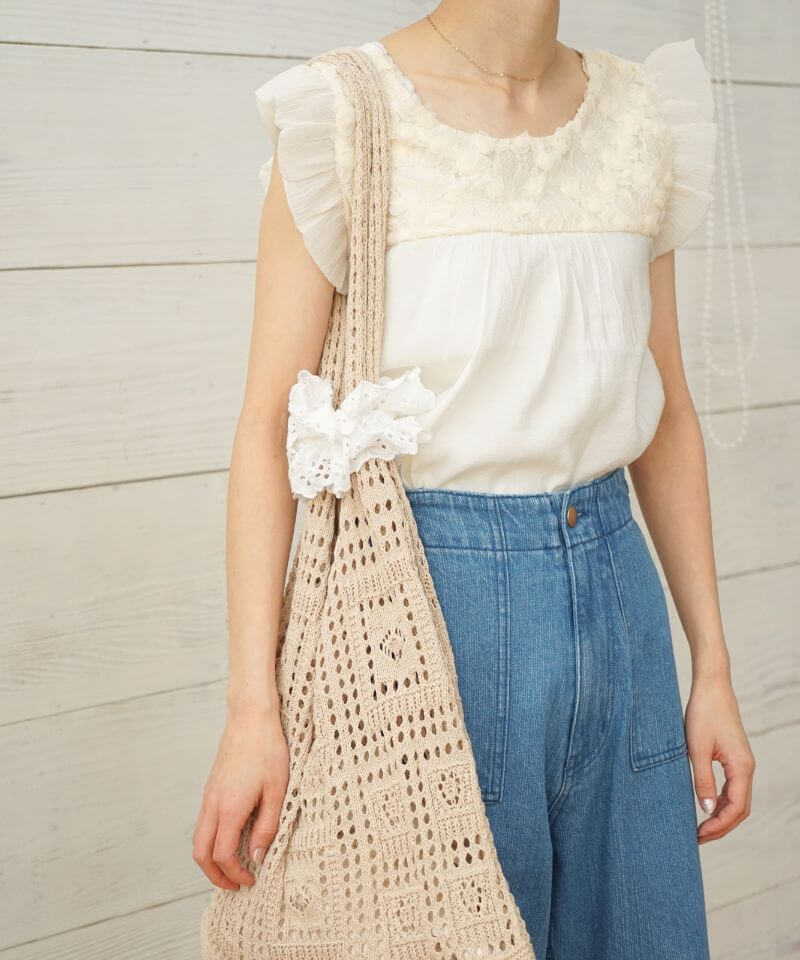 10%OFF】panel lace bag～ﾊﾟﾈﾙﾚｰｽﾊﾞｯｸﾞ | flower／フラワー公式通販