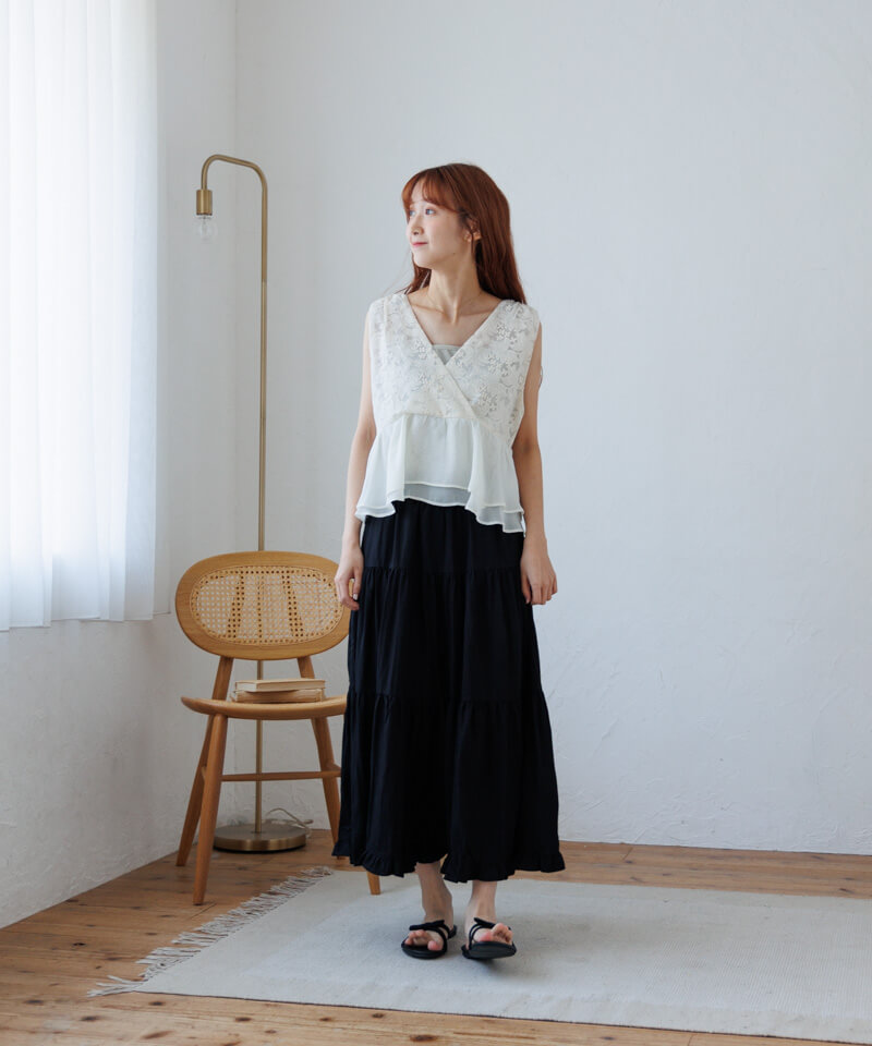 flower nature lace bustier～ネイチャーレースビスチェ nature lace bustier～ﾈｲﾁｬｰﾚｰｽﾋﾞｽﾁｪ | flower／フラワー公式通販