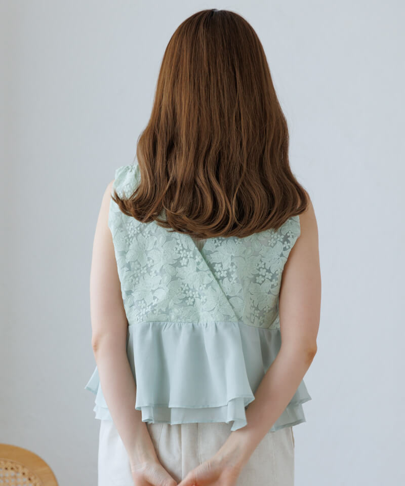 40%OFF】botanical lace bustier～ﾎﾞﾀﾆｶﾙﾚｰｽﾋﾞｽﾁｪ | flower
