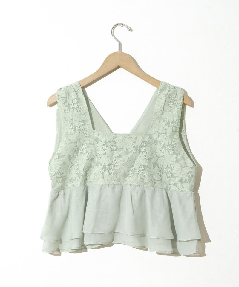 40%OFF】botanical lace bustier～ﾎﾞﾀﾆｶﾙﾚｰｽﾋﾞｽﾁｪ | flower