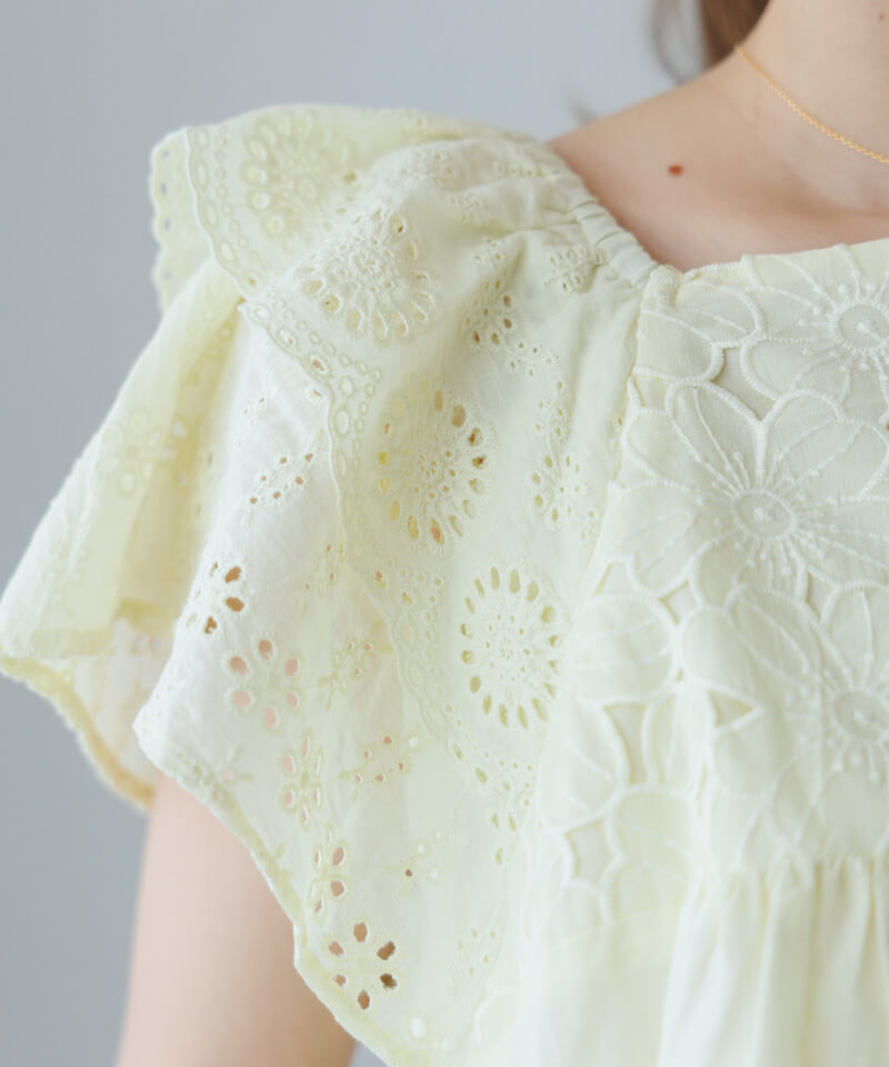 トップス w.sage 20%OFF】sunny grace top～ｻﾆｰｸﾞﾚｰｽﾄｯﾌﾟ | flower／フラワー公式通販